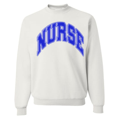 'Nurse' PUFF Crewneck Sweatshirt