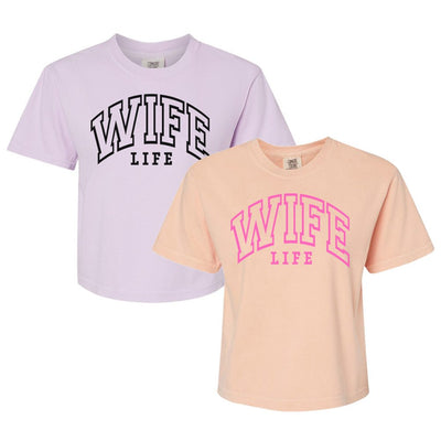 'Wife Life' Boxy T-Shirt - United Monograms