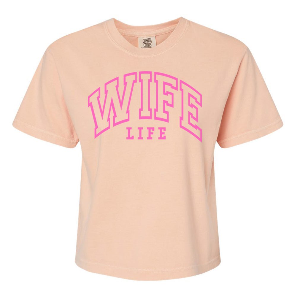 'Wife Life' Boxy T-Shirt - United Monograms