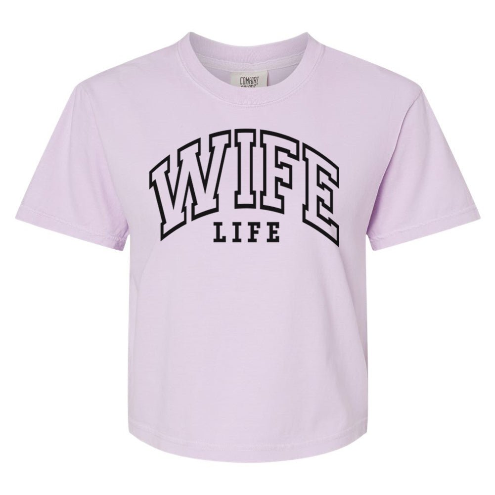 'Wife Life' Boxy T-Shirt - United Monograms