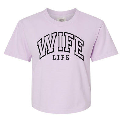 'Wife Life' Boxy T-Shirt - United Monograms