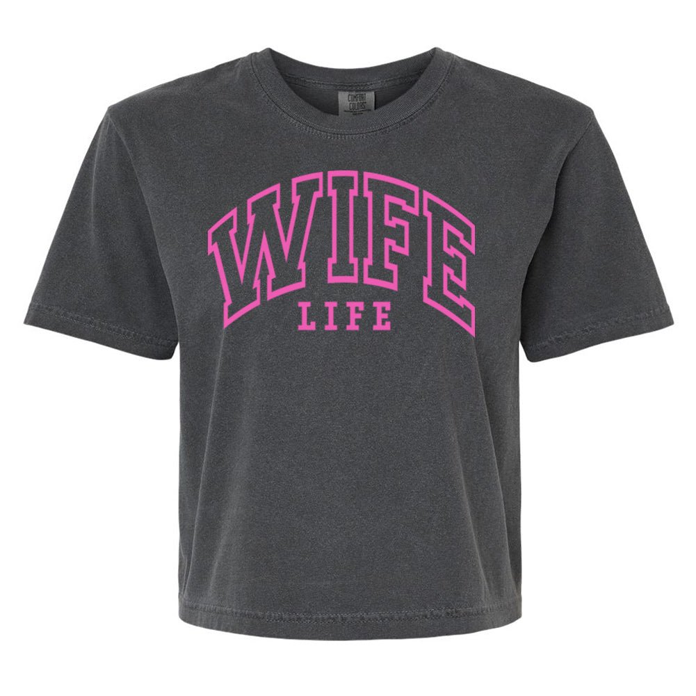 'Wife Life' Boxy T-Shirt - United Monograms