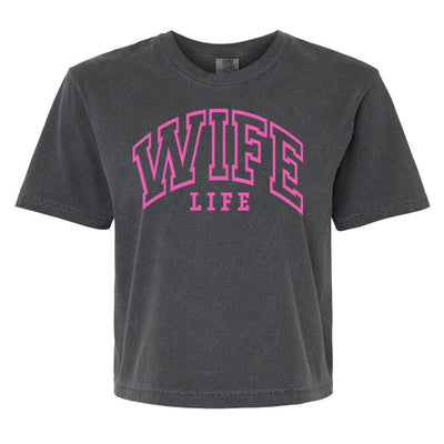 'Wife Life' Boxy T-Shirt - United Monograms