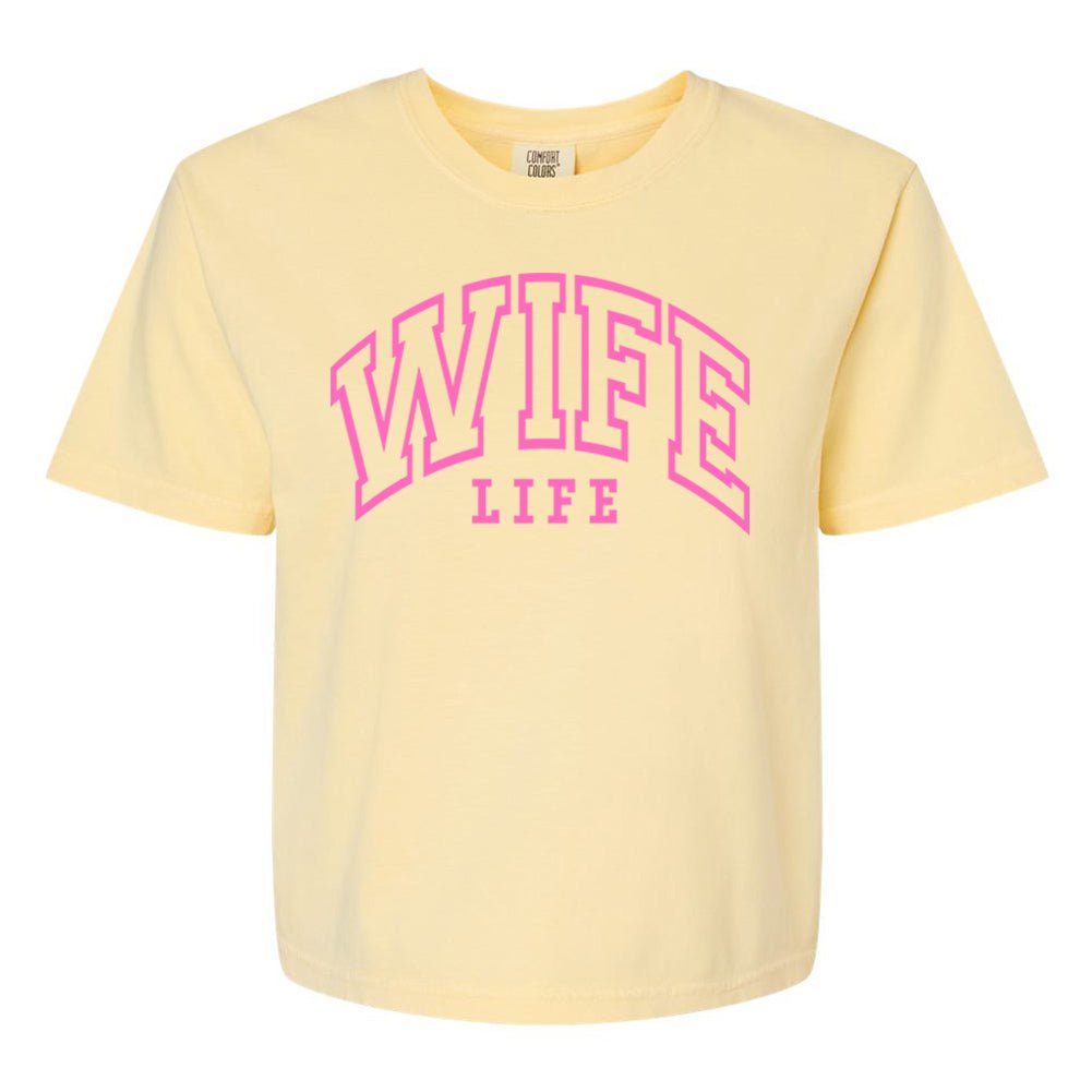 'Wife Life' Boxy T-Shirt - United Monograms
