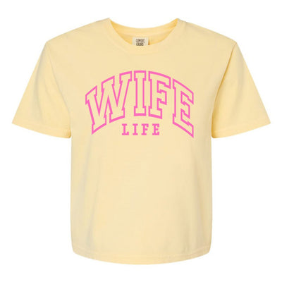 'Wife Life' Boxy T-Shirt - United Monograms