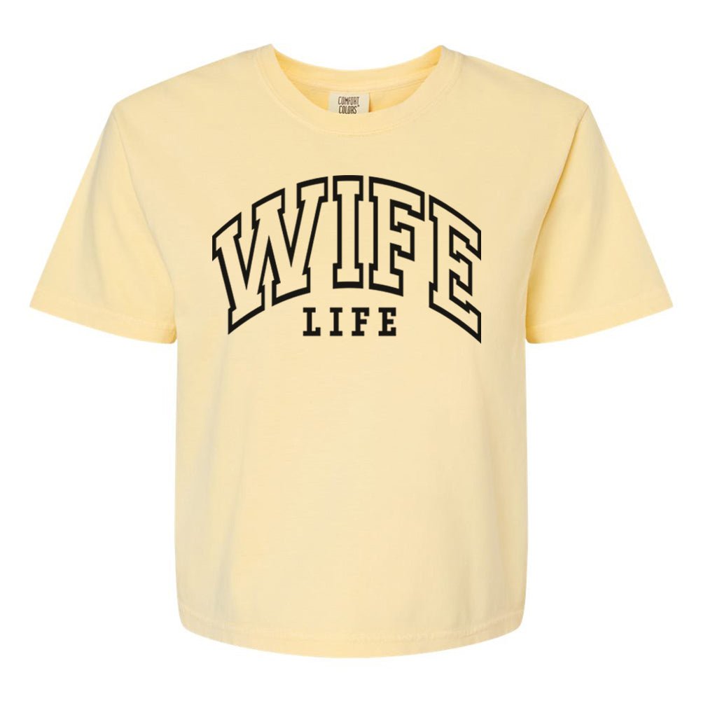 'Wife Life' Boxy T-Shirt - United Monograms