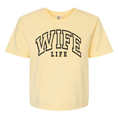 'Wife Life' Boxy T-Shirt - United Monograms