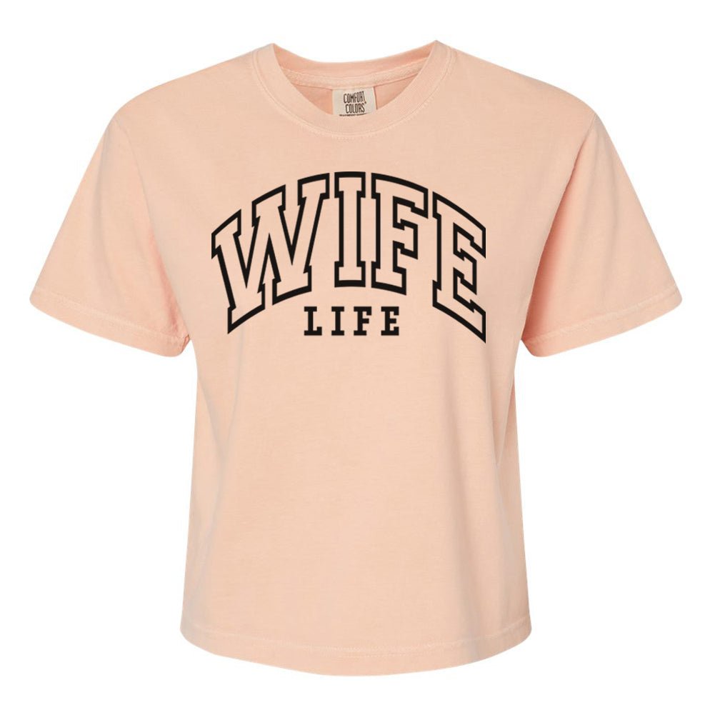 'Wife Life' Boxy T-Shirt - United Monograms