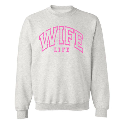 'Wife Life' Crewneck Sweatshirt - United Monograms