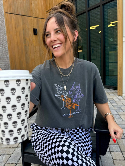 'Witches Midnight Martinis' T-Shirt - United Monograms