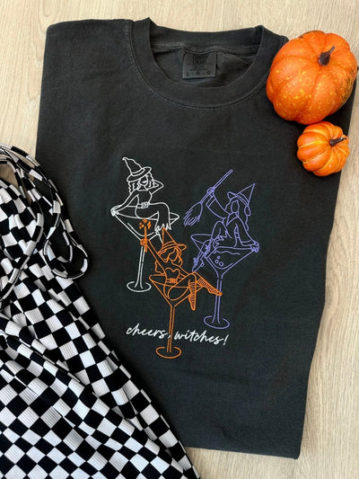 'Witches Midnight Martinis' T-Shirt - United Monograms