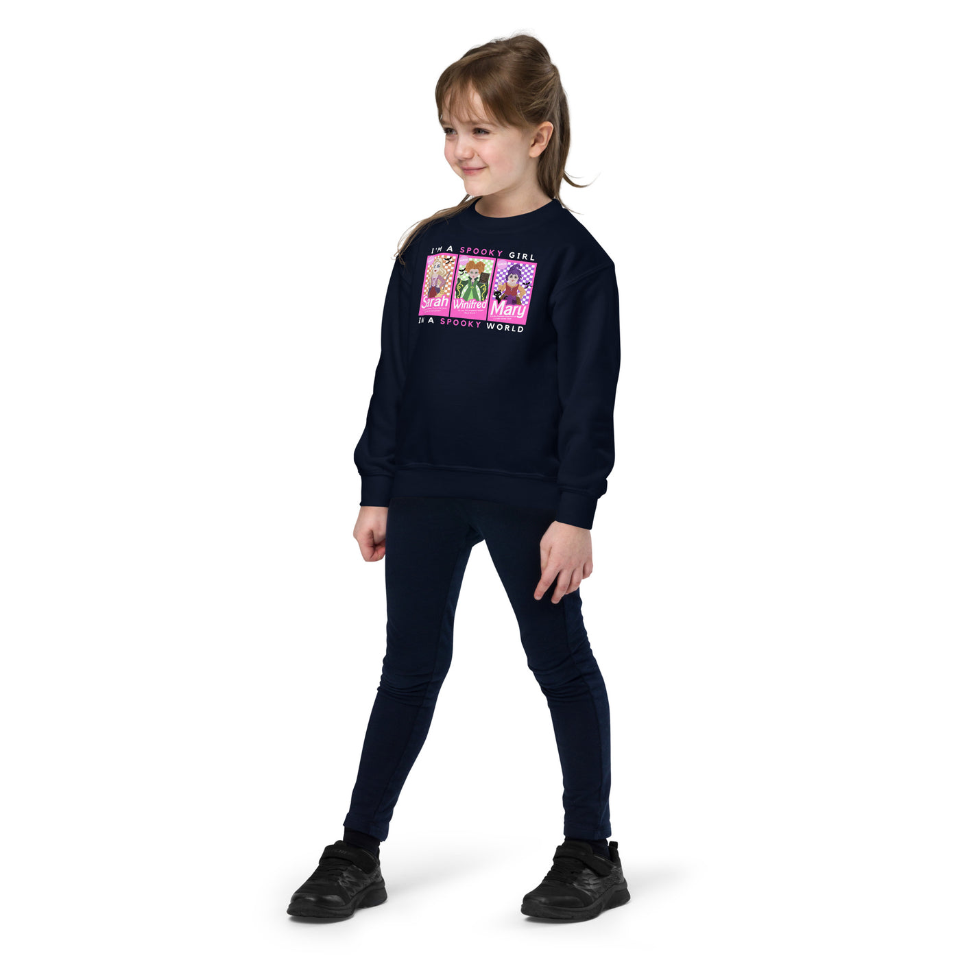 Kids 'I'm A Spooky Girl, In A Spooky World' Crewneck Sweatshirt