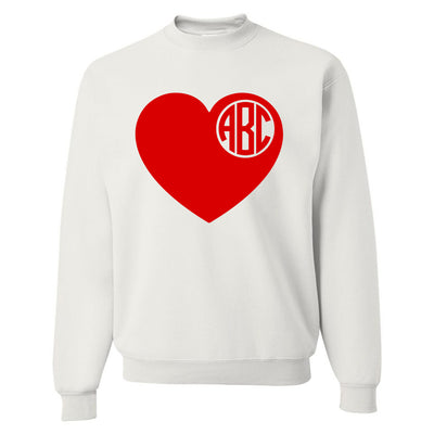 Monogrammed Heart Sweatshirt