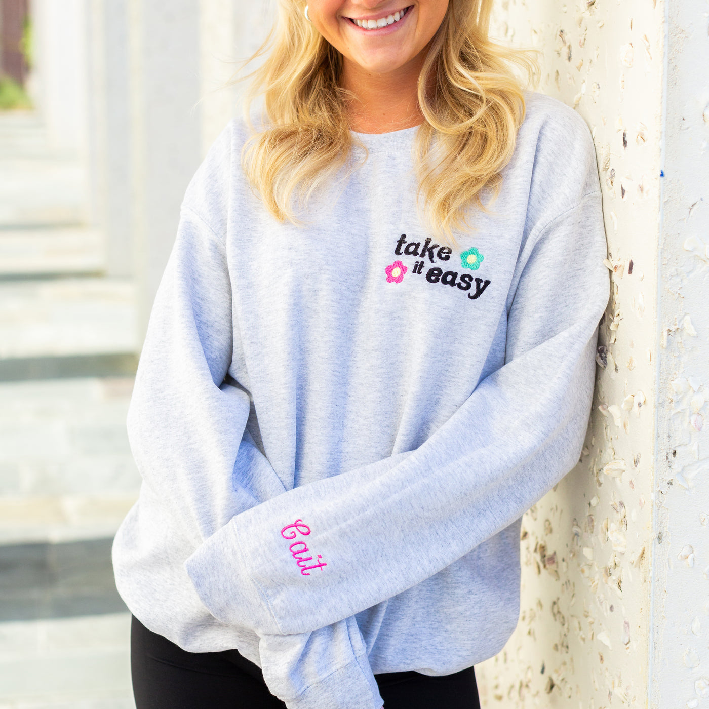 'Take It Easy' Crewneck Sweatshirt