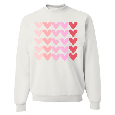 Monogrammed Hearts Lots of Love Valentine's Day Sweatshirt