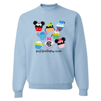 Monogrammed 'Disney Birthday' Crewneck Sweatshirt