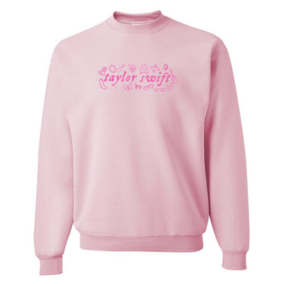 Swiftie Embroidered Crewneck Sweatshirt