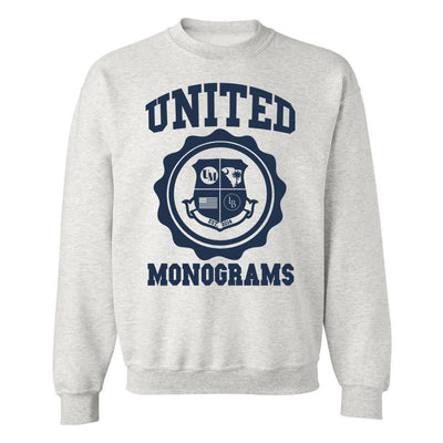 United Monograms Fall Edition Crest Sweatshirt Freebie