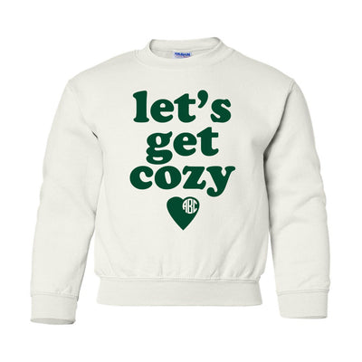 Monogrammed Kids Youth Let's Get Cozy Sweatshirt