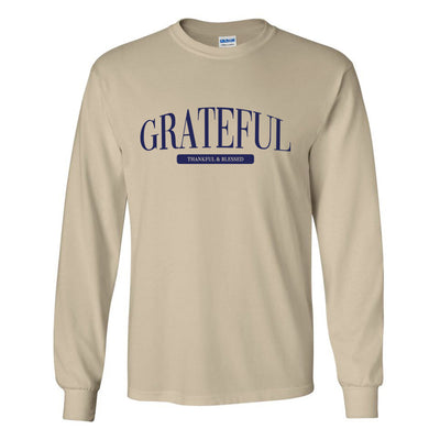 'Grateful' Basic Long Sleeve T-Shirt