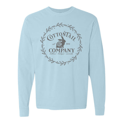Monogrammed Easter Cottontail Bunny Long Sleeve Shirt