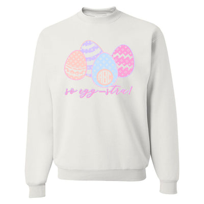 Monogrammed Easter So Egg-Stra Designer Sweatshirt