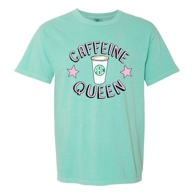 Monogrammed Caffeine Queen Coffee T-Shirt