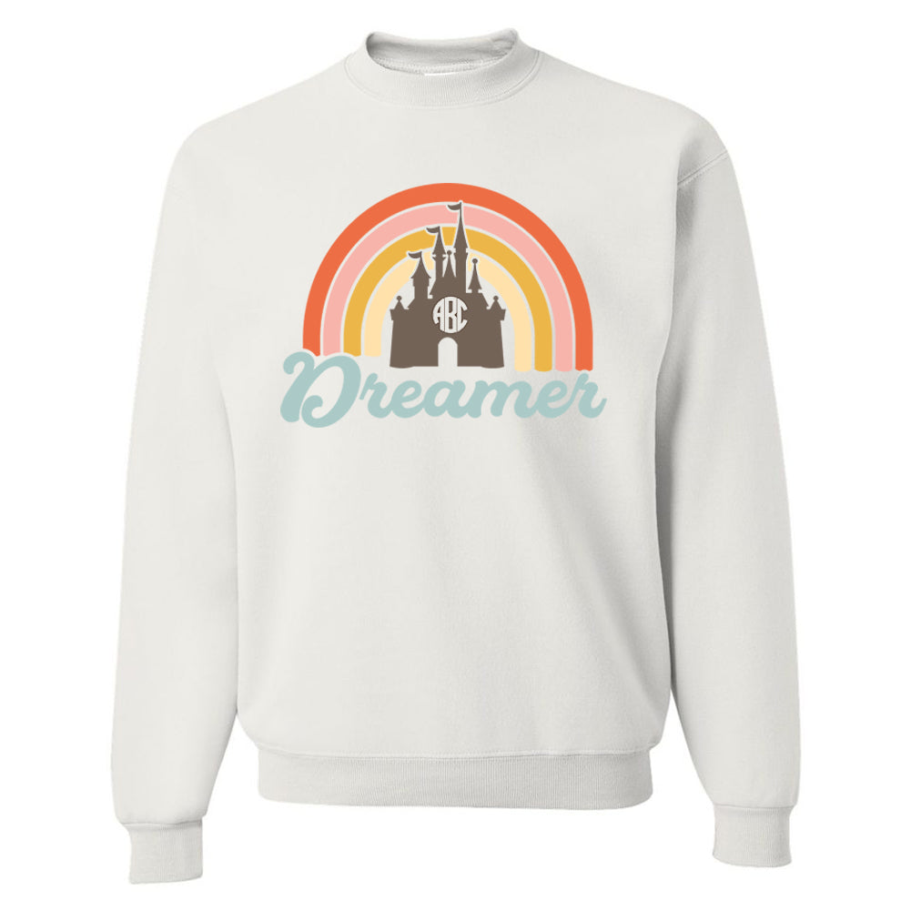 Monogrammed 'Dreamer' Crewneck Sweatshirt