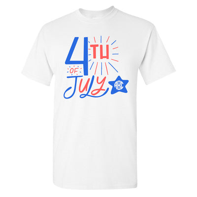 Monogrammed Fourth of July T-Shirt