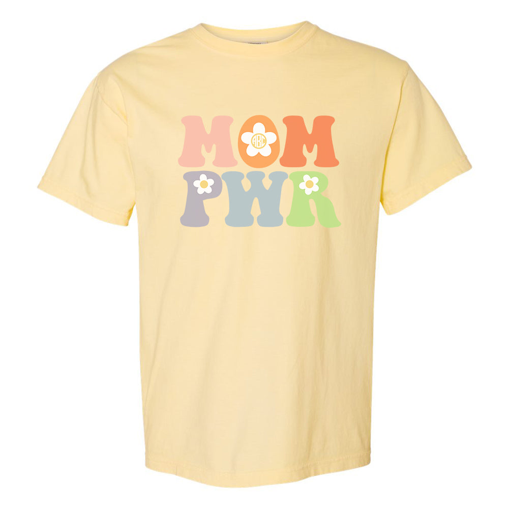 Monogrammed 'Mom Power' T-Shirt
