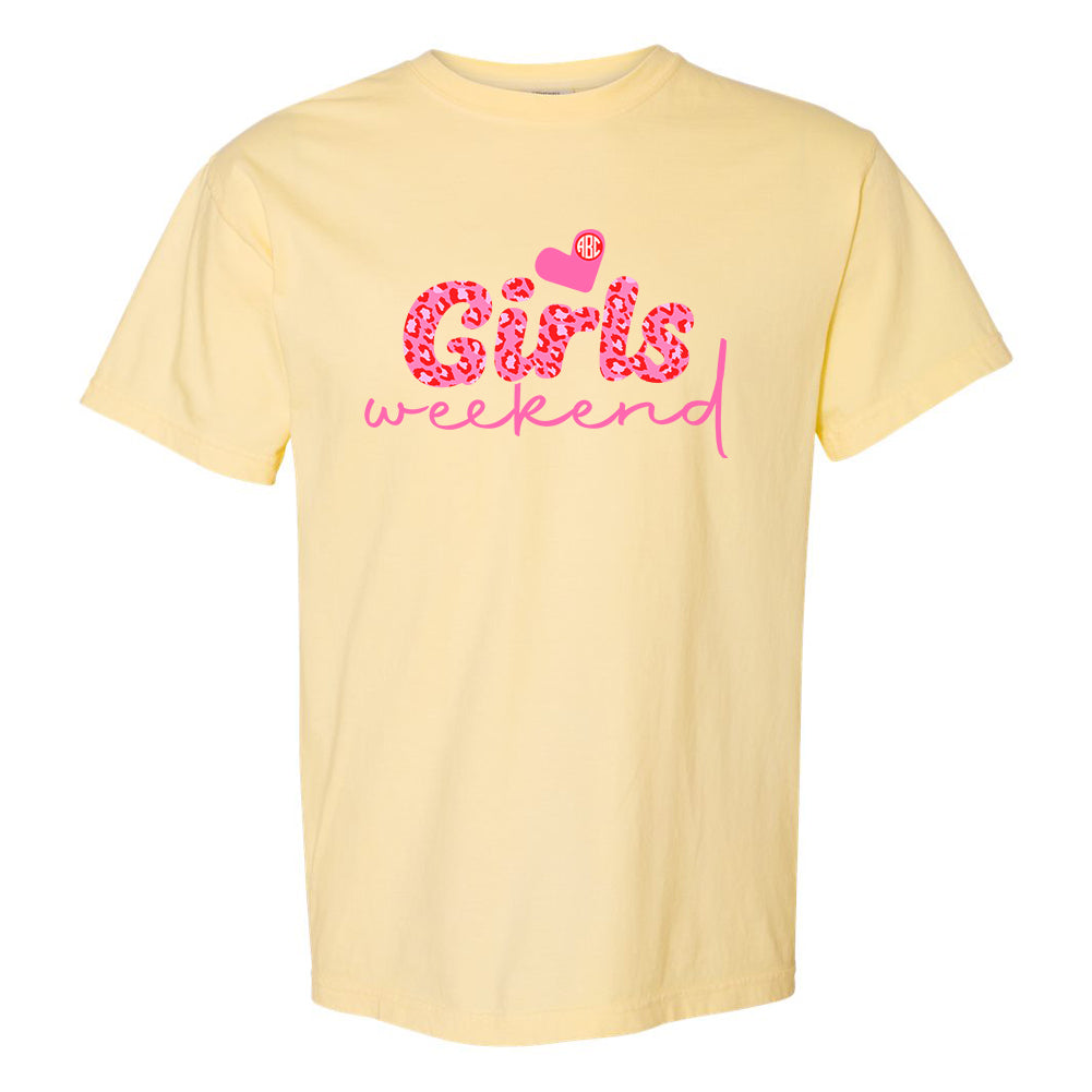 Monogrammed 'Girls Weekend' T-Shirt
