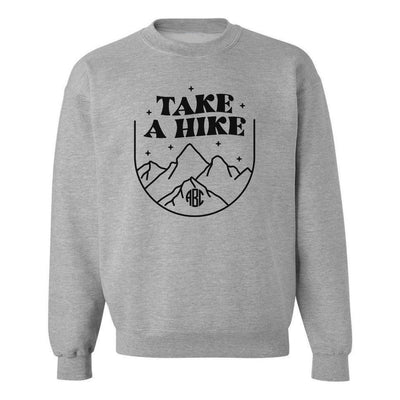 Monogrammed 'Take A Hike' Crewneck Sweatshirt
