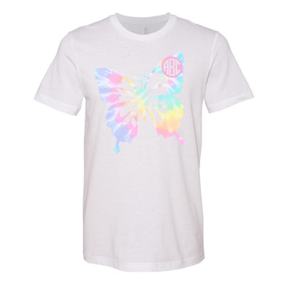 Monogrammed Tie Dye Butterfly T-Shirt