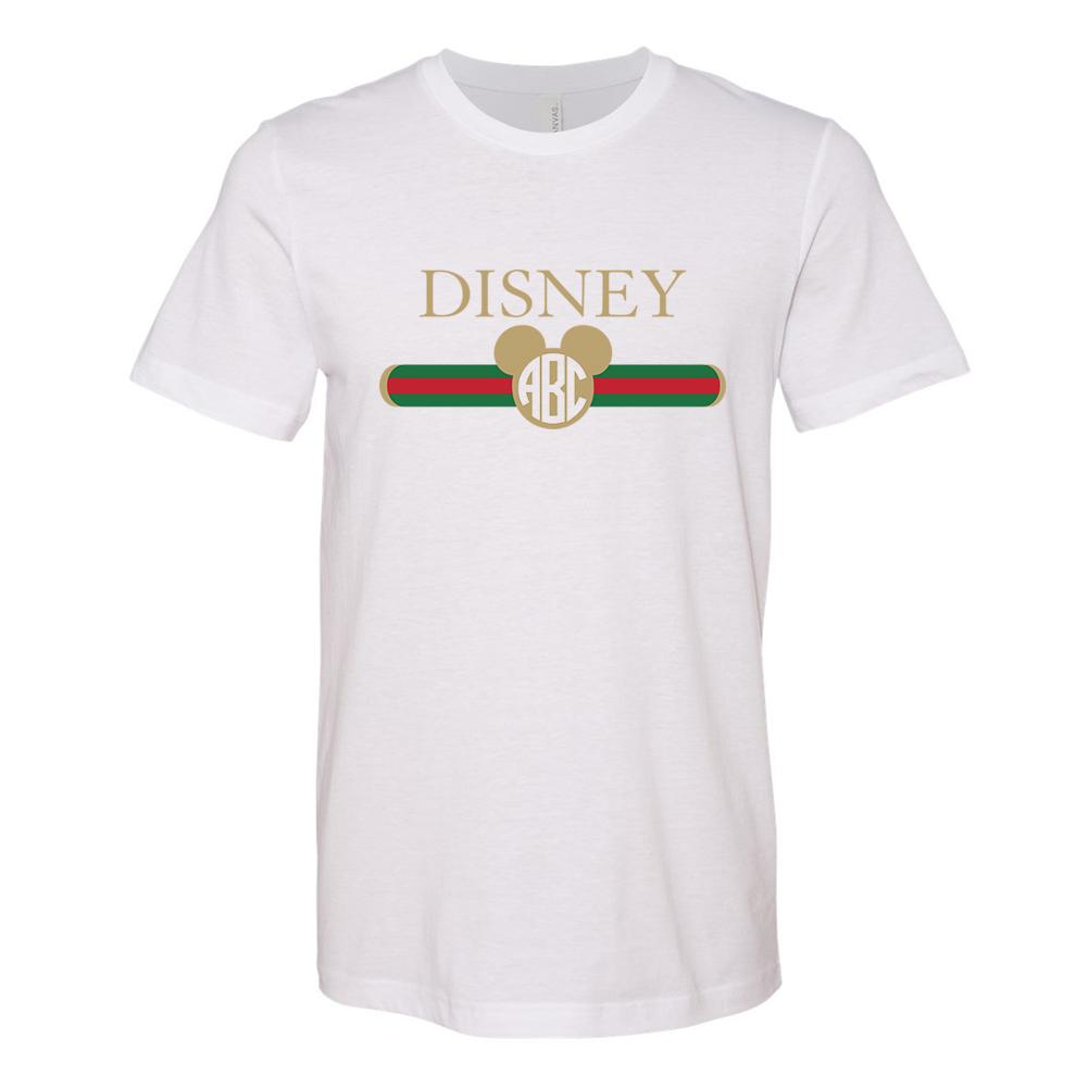 Monogrammed Disney Mickey Designer Logo Dupe Tee