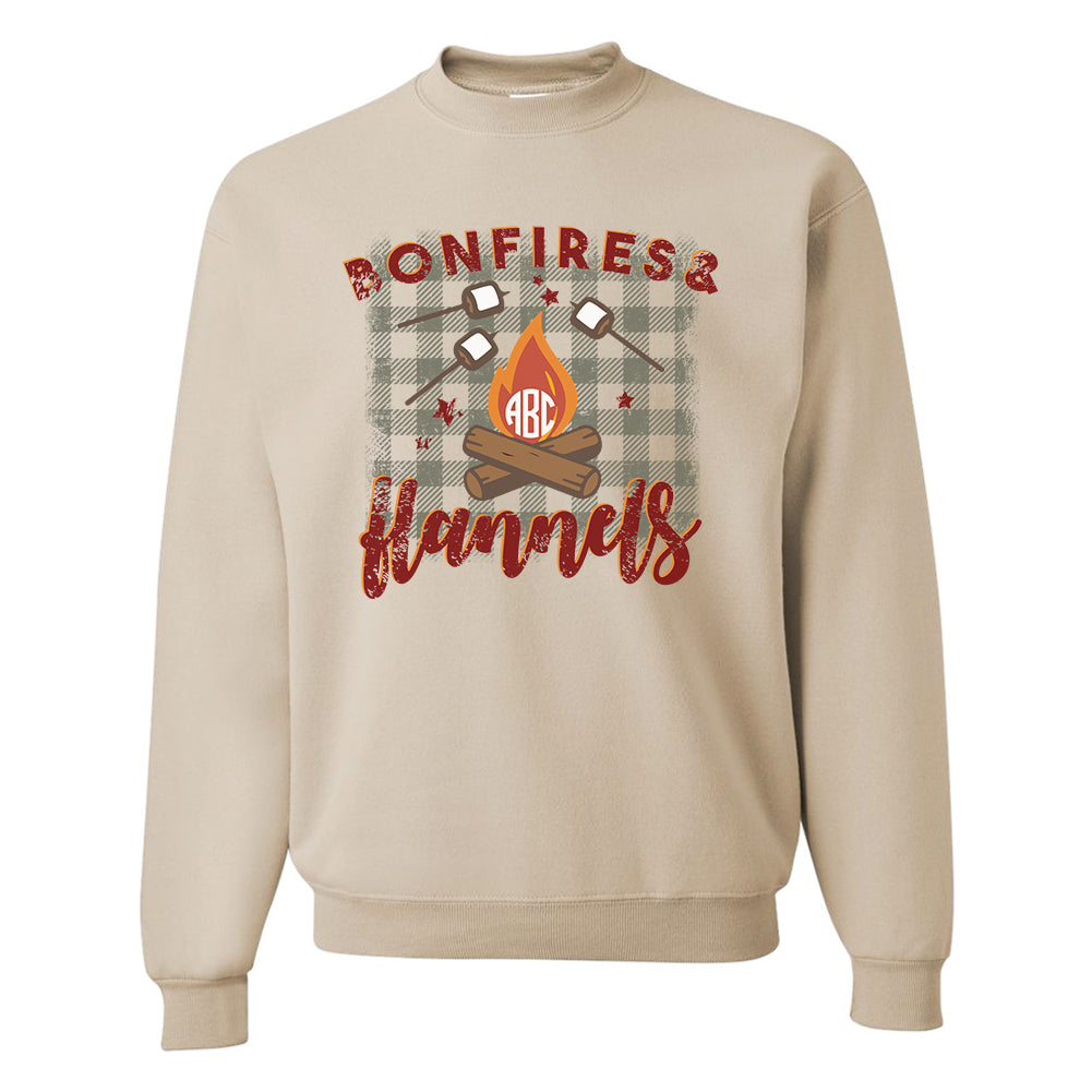 Monogrammed Bonfires & Flannels Sweatshirt