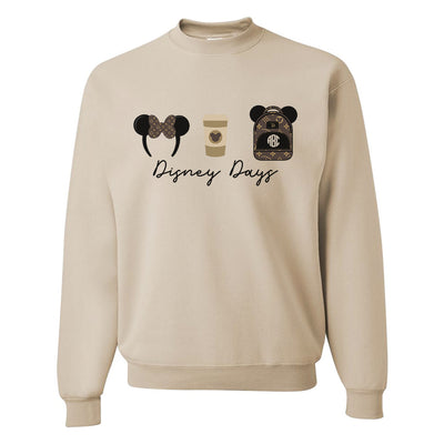 Monogrammed Designer Dupe Disney Days Sweatshirt