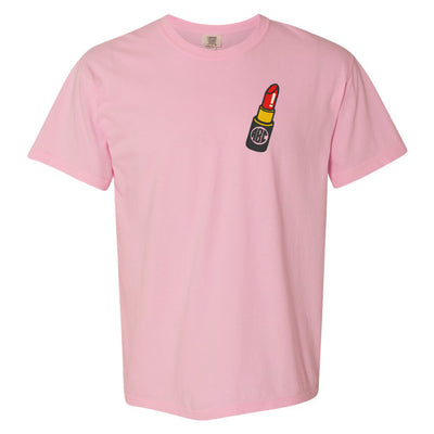 "Blossom" Pink Monogrammed Comfort Colors Tee