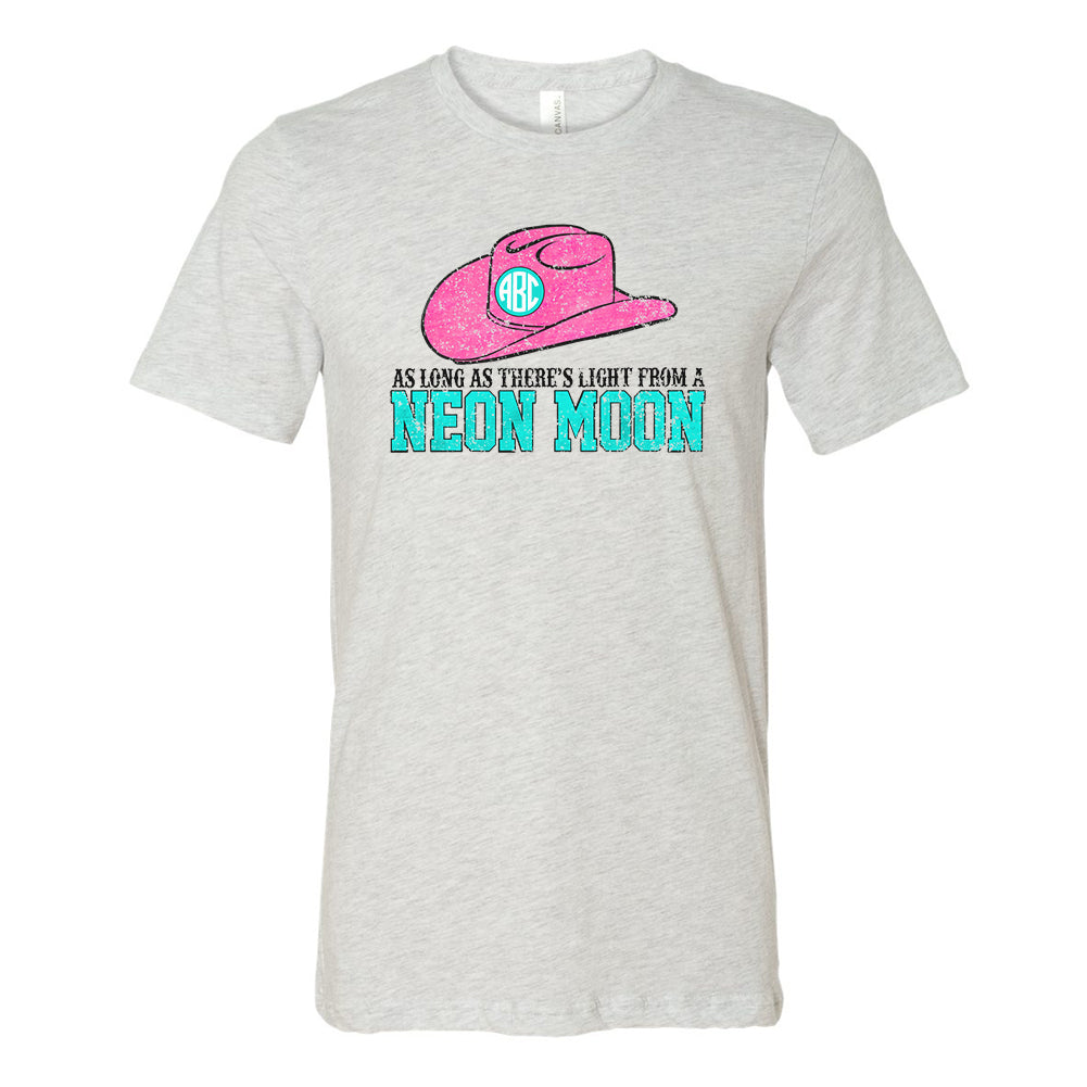Monogrammed 'Neon Moon' Premium T-Shirt