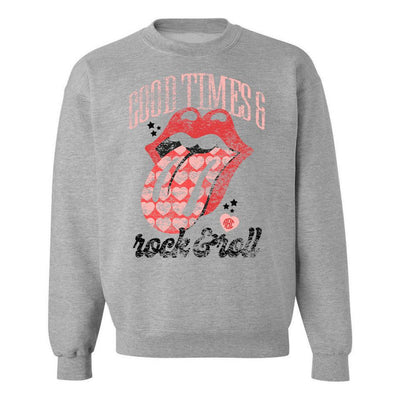 Monogrammed Good Times & Rock & Roll Band Tee Sweatshirt