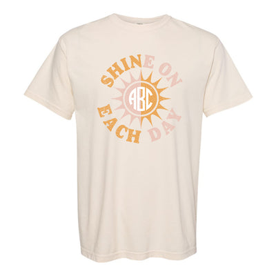 Monogrammed 'Shine On Each Day' T-Shirt