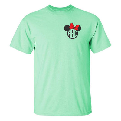 Monogrammed 'Minnie Mouse' Basic T-Shirt