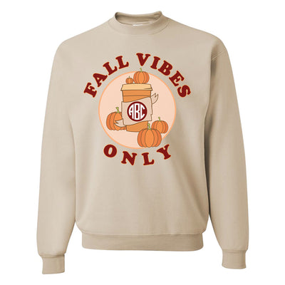 Monogrammed Fall Vibes Only Sweatshirt
