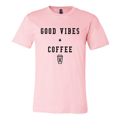 Monogrammed Good Vibes & Coffee T-Shirt