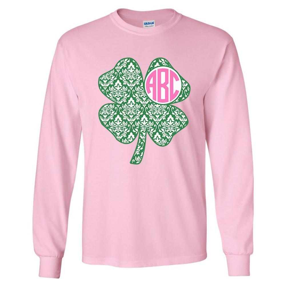 Pink Irish Monogram shirt