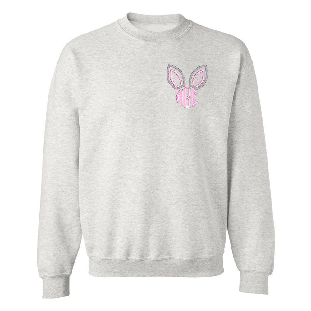 Monogrammed Easter Bunny Ears Sweatshirt