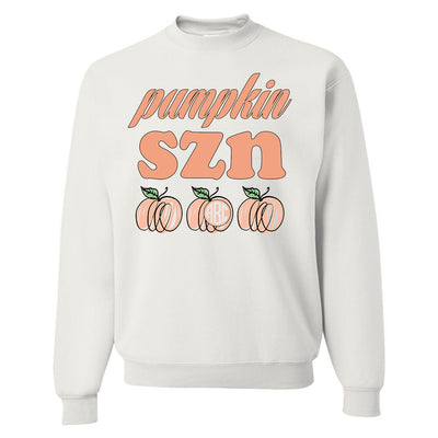 Monogrammed Pumpkin SZN Sweatshirt
