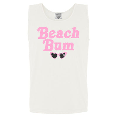 Monogrammed 'Beach Bum' Comfort Colors Tank Top