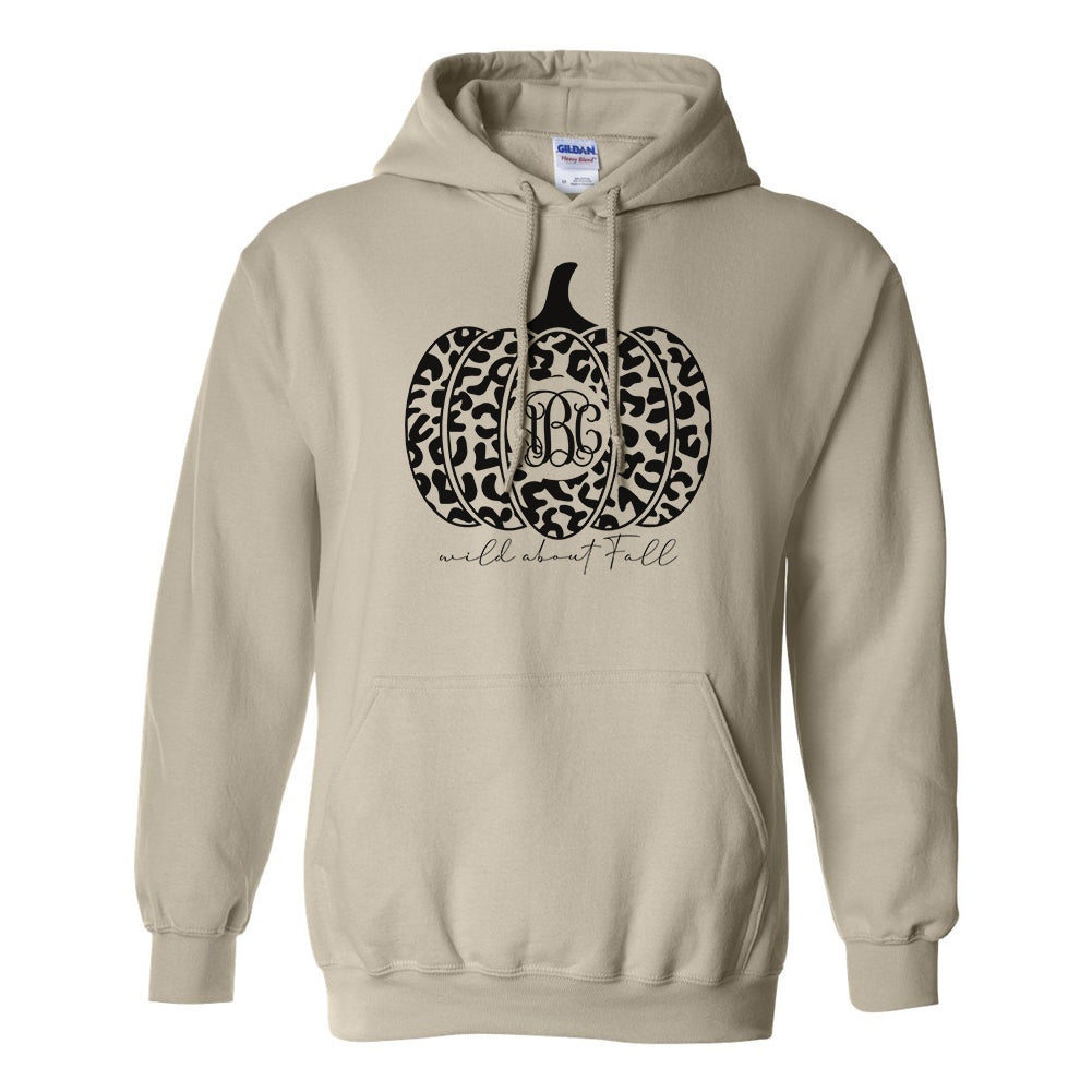 Monogrammed 'Wild About Fall' Hoodie