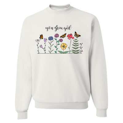 Monogrammed You Grow Girl Sweatshirt