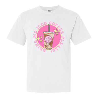 Monogrammed 'Bring Me Iced Coffee' T-Shirt